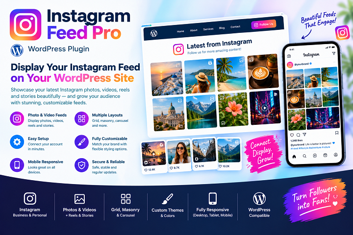 Instagram Feed Pro WP Plugin v6.13.0